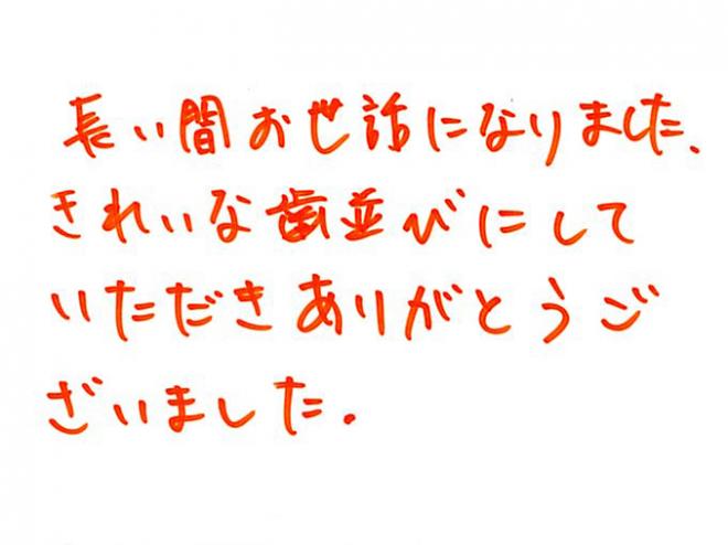 患者さまの声（284）