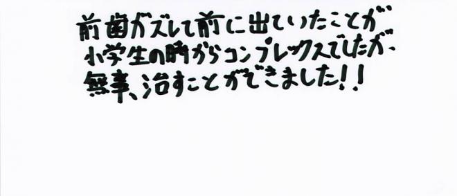 患者さまの声（322）