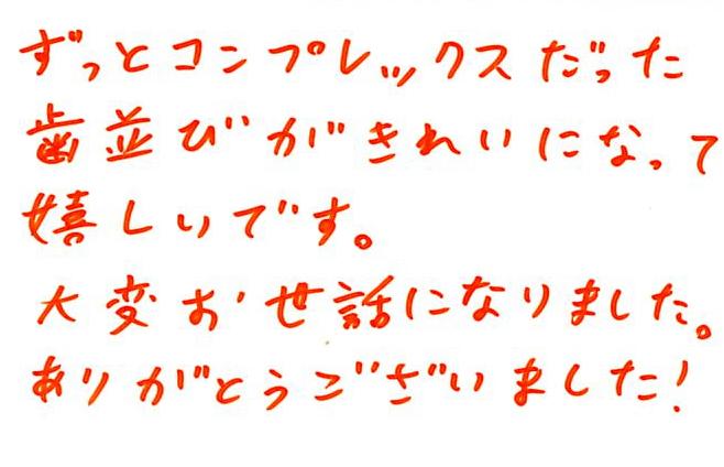 患者さまの声（245）