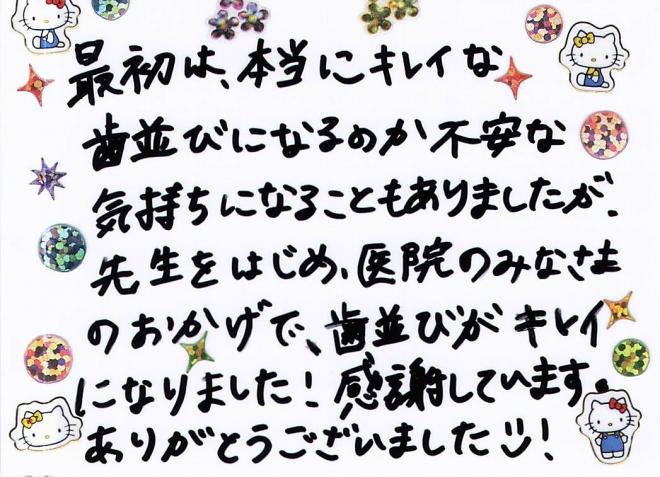 患者さまの声（329）