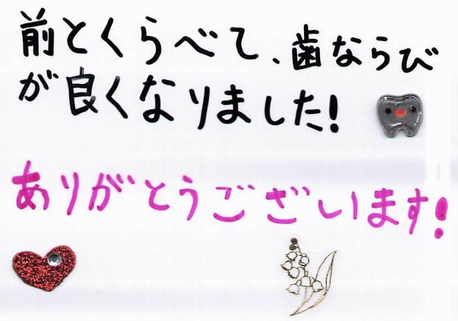 患者さまの声（347）