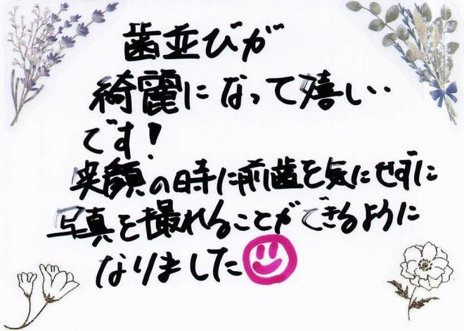 患者さまの声（351）