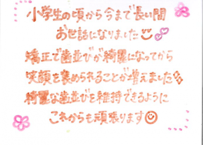 患者さまの声(153)
