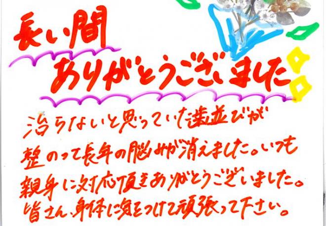 患者さまの声（258）