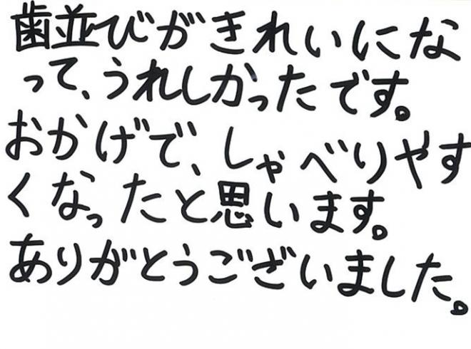 患者さまの声（279）