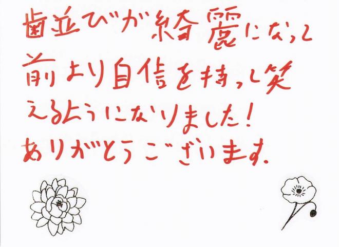 患者さまの声（305）